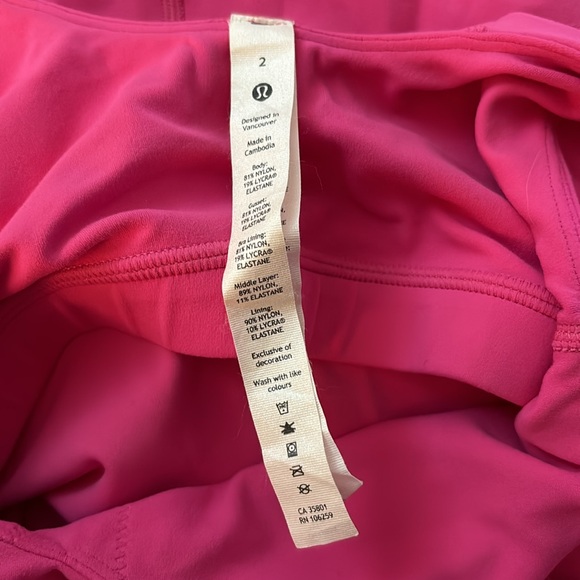 Neon pink Lululemon one piece jumper size 2 - Picture 3 of 3